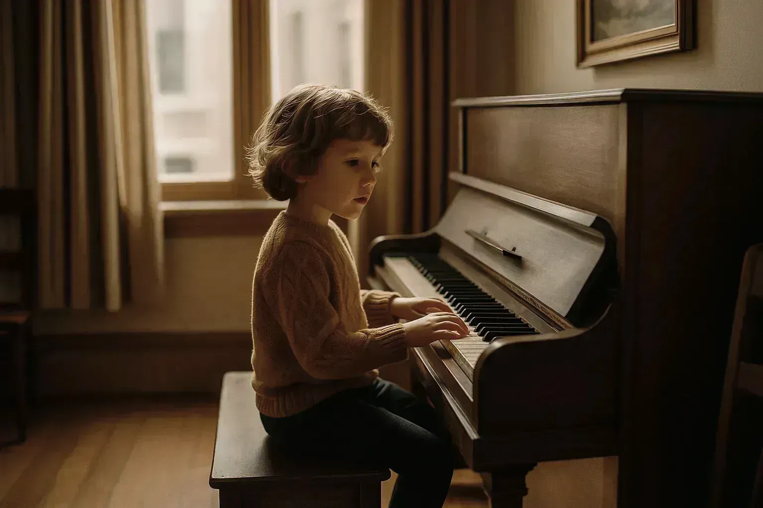 Cours de musique à l'École de musique du Marché, à Montréal