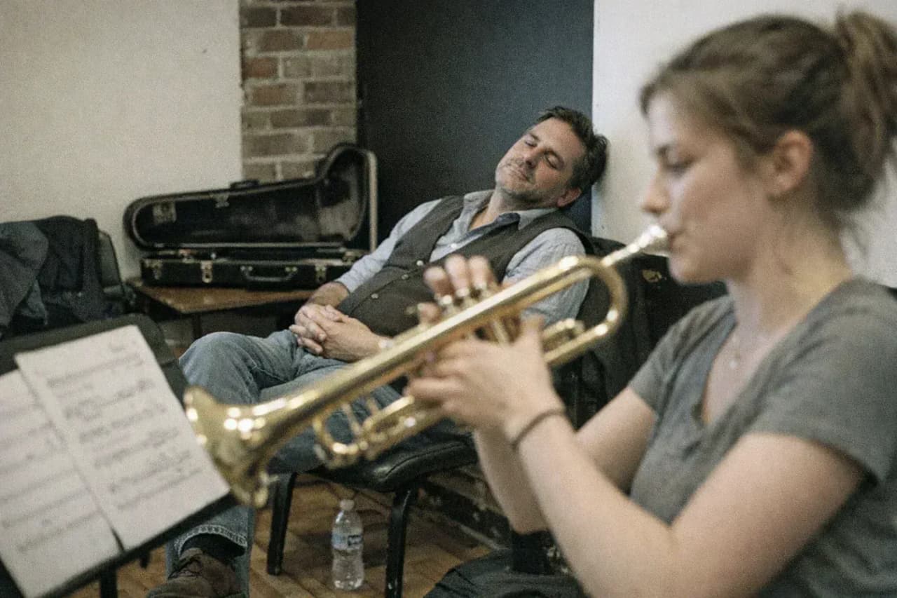 Student in a private lesson at École de musique du Marché in Montreal